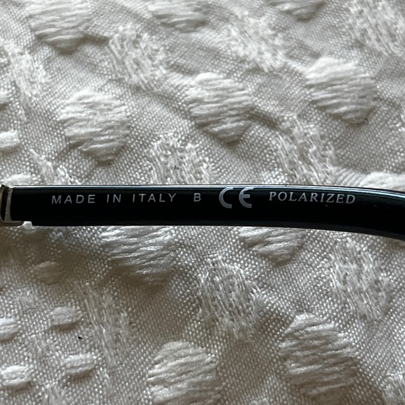 CHANEL Black , white Chanel pearl Wraparound Sunglasses with Matte Finish - Picture 6 of 12